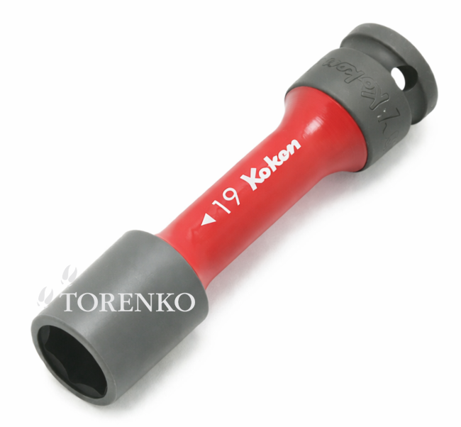 Ko-ken 1/2″ Schlagschrauber Nuss 19 mm Rot